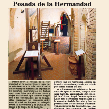 Aperto il museo degli orrori nella “Posada de la Hermandad”